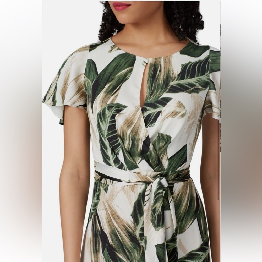 Great Jones Tropical Leaf Print Midi Dress - Picture 4 of 7